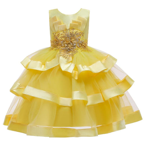 Princess Dress Dress Wedding Dress Show Evening Dress Multi-layer Paggy Dress